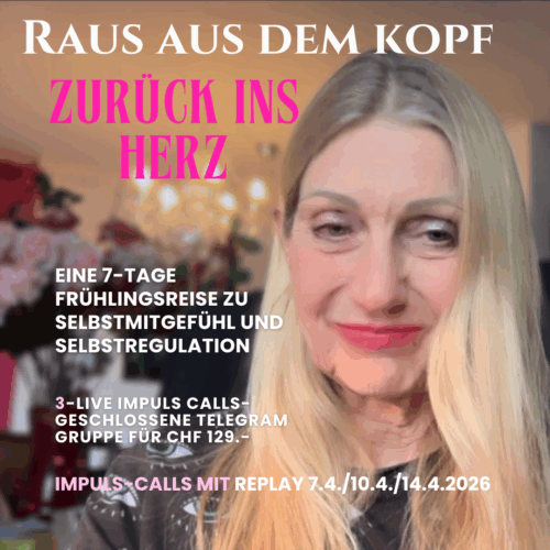 RAUS AUS DEM KOPF - ZURÜCK INS HERZ